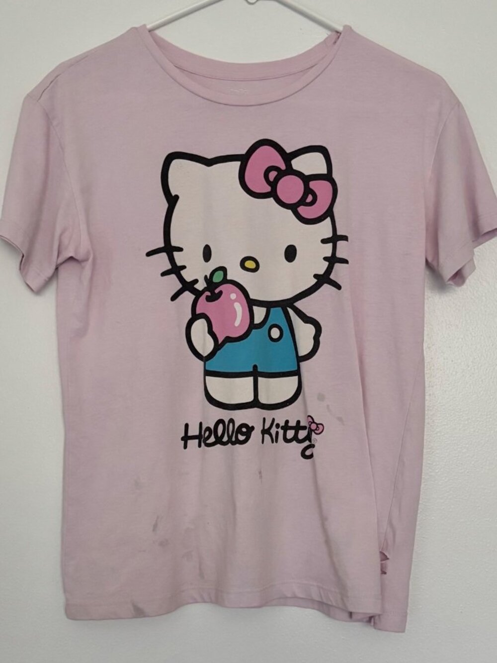 Hello Kitty Women’s XL Pink Graphic T-Shirt Y2K Cute Kawaii